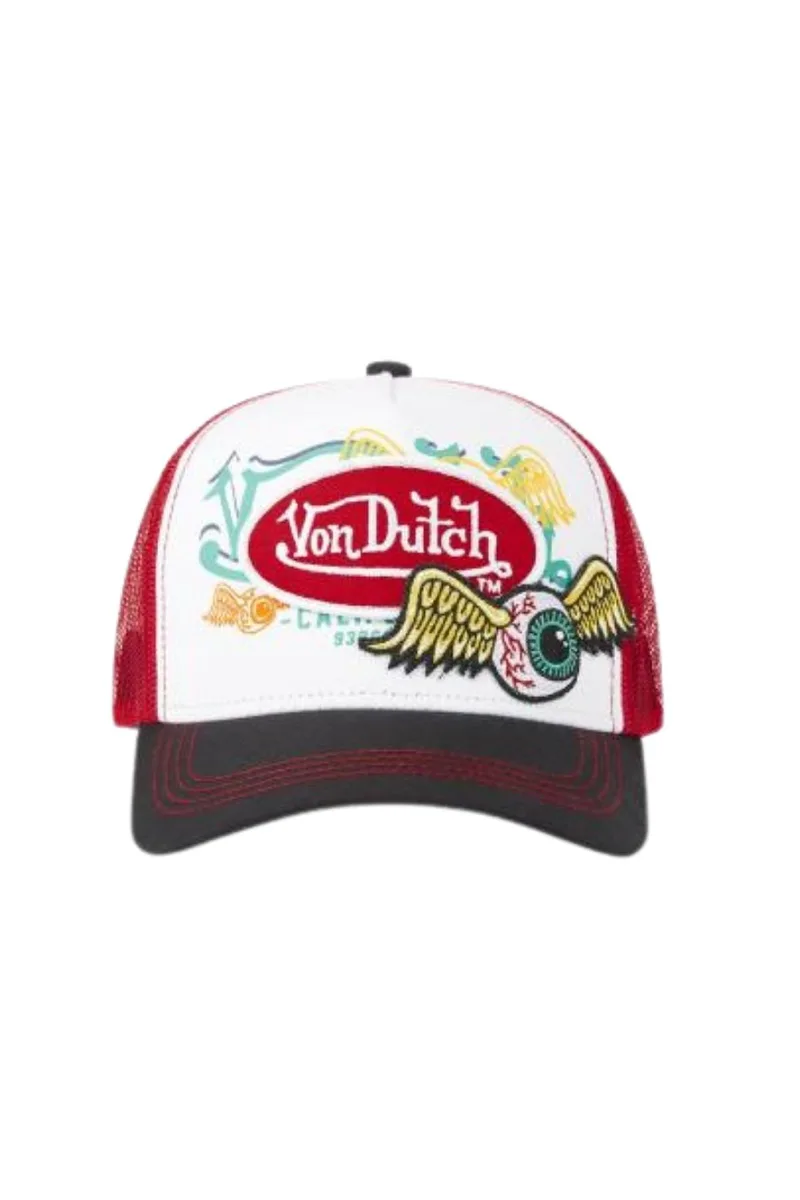 VON DUTCH Καπέλα VD/0/CAS1/PAT/RED - MULTI-VD/0/CAS1/PAT/RED-MULTI