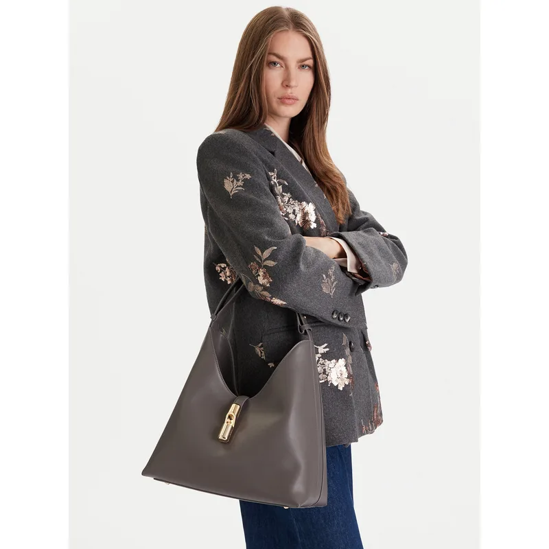 Τσάντα Furla Goccia M WB01499 BX3104 KH 4283S Γκρι