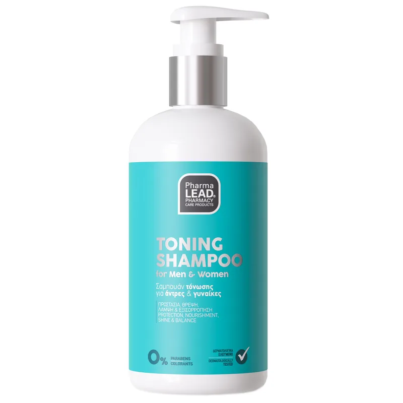 Toning Shampoo for Men & Women Σαμπουάν Τόνωσης, Λάμψης & Προστασίας για τα Αδύναμα Μαλλιά 250ml