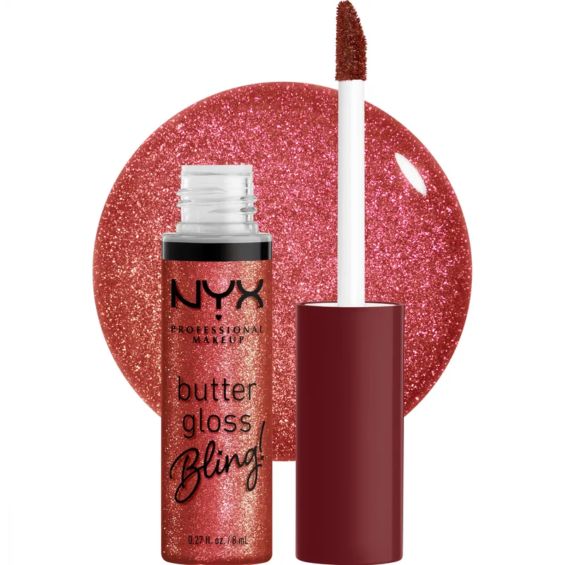 Nyx Professional Makeup Butter Gloss Bling! Απαλό & Μεταξένιο Lip Gloss για Λαμπερά Χείλη 8ml - 07 Big $pender