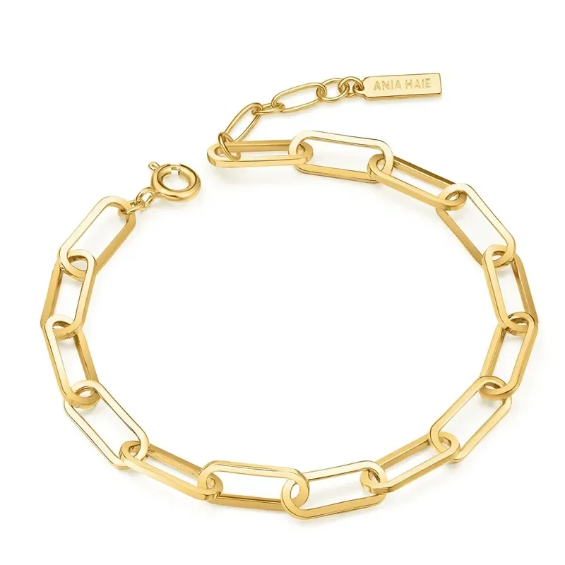 Γυναικείο βραχιόλι Ania Haie 925 Chunky Chain B062-04G B062-04G Ασήμι