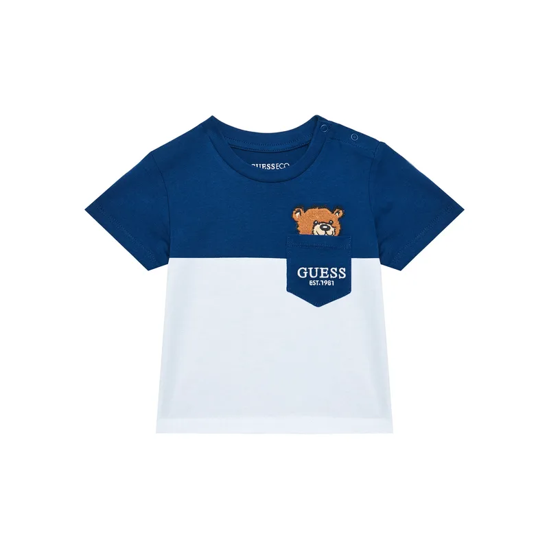 Guess T-Shirt N5YI11 K8HM4 Μπλε Regular Fit