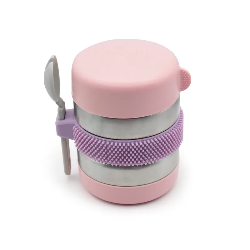 Melii Insulated Fidget Food Jar Ροζ