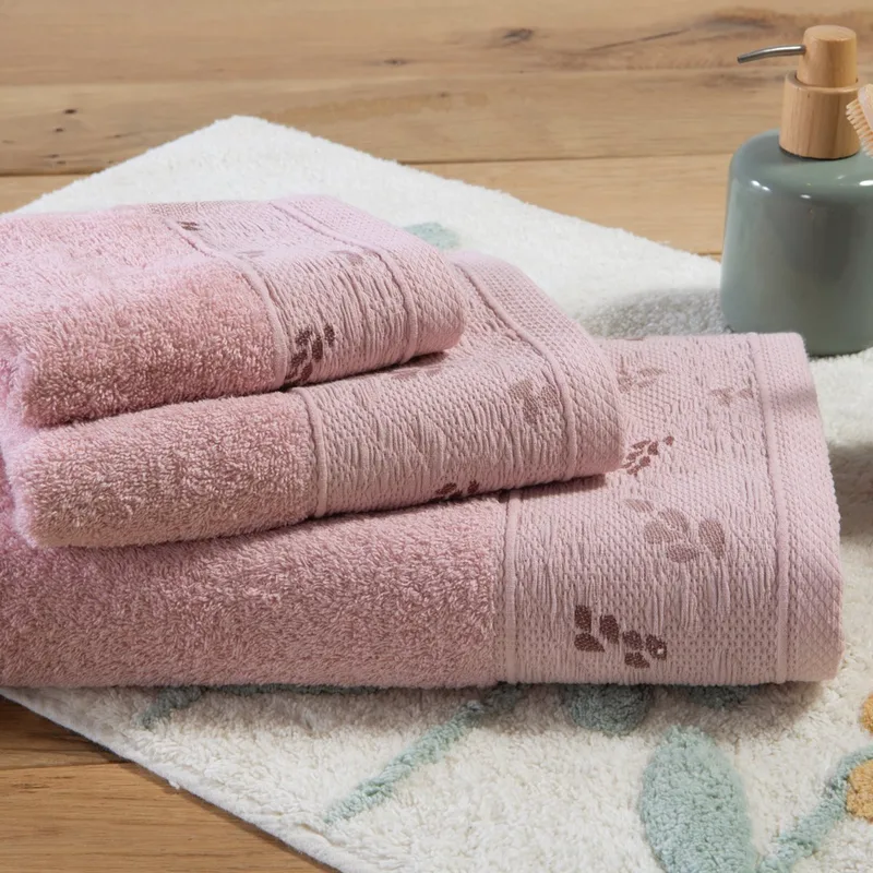 Πετσέτα Χεριών (30x50) Nef-Nef Homeware Sylia Ροζ 500gsm