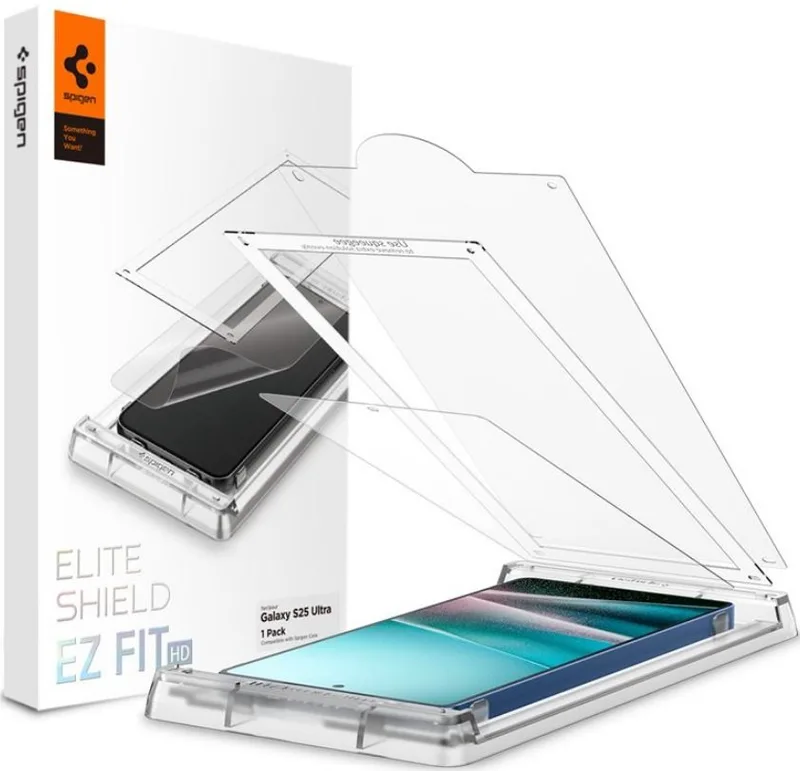 Μεμβράνη Προστασίας Samsung Galaxy S25 Ultra Spigen Elite Shield EZ Fit HD Οθόνης - Clear (AFL09083)