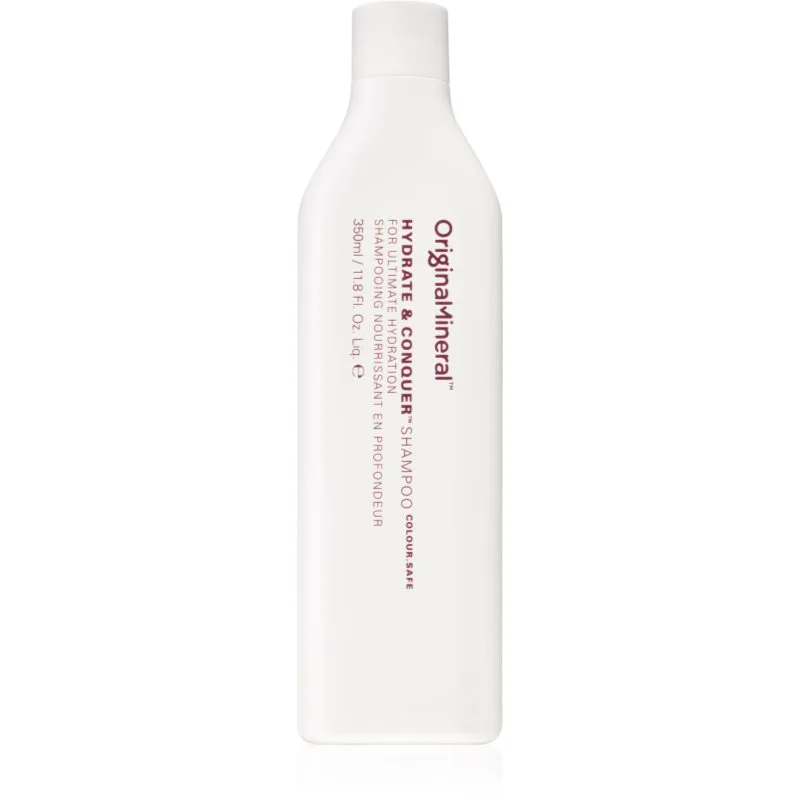 Original & Mineral Hydrate & Conquer ενυδατικό σαμπουάν για ξηρά,κατεσραμμένα και χημικά επεξεργαζμένα μαλλιά 350 ml