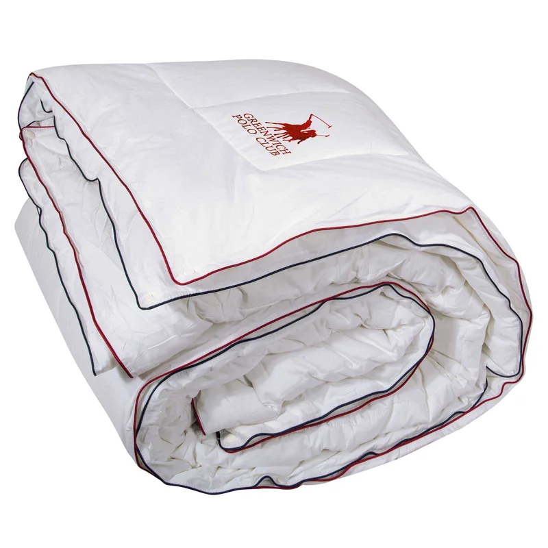 Πάπλωμα 4 Seasons Βαμβακερό-Microfiber Υπέρδιπλο 220x240εκ. Premium 2348 Λευκό Greenwich Polo Club (Ύφασμα: Βαμβάκι 100%, Υλικό: Microfiber, Χρώμα: Λευκό, Μέγεθος: Υπέρδιπλα) - Greenwich Polo Club - 221910202348