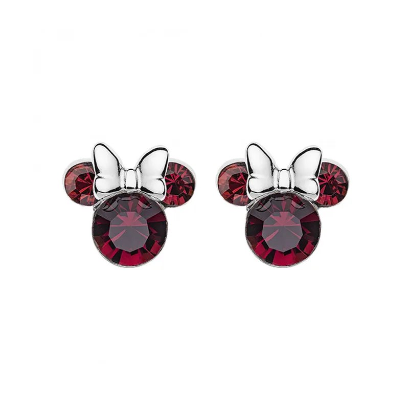 DISNEY Ασημένια Σκουλαρίκια Με τη Minnie Mouse ES00028SJANL.CS