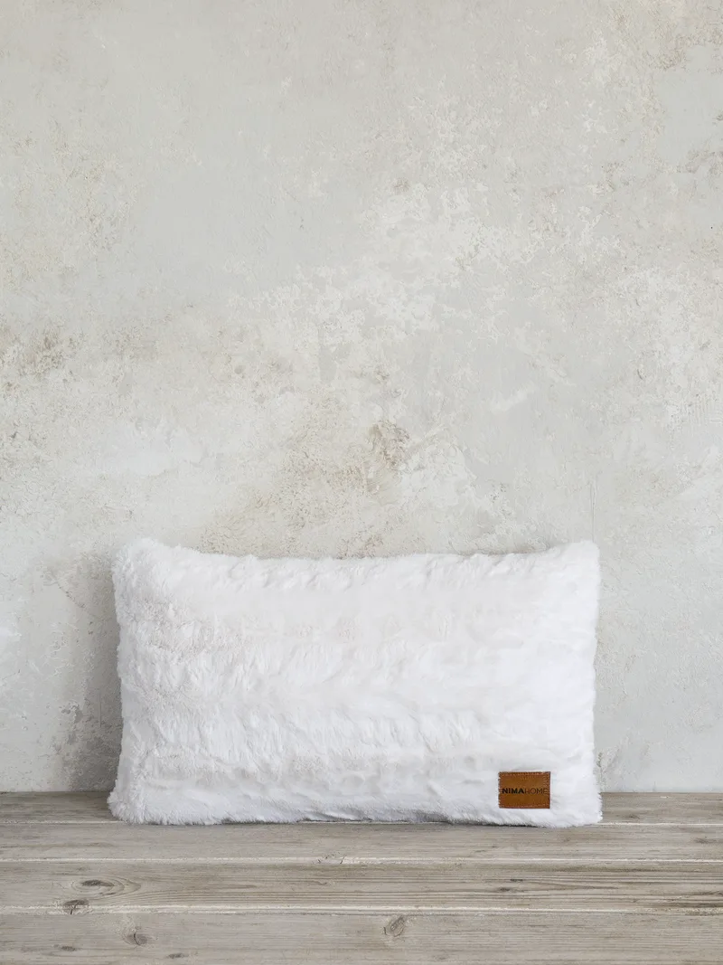 Μαξιλάρι Διακόσμησης Γούνινο Nima Velure Cream 30x50