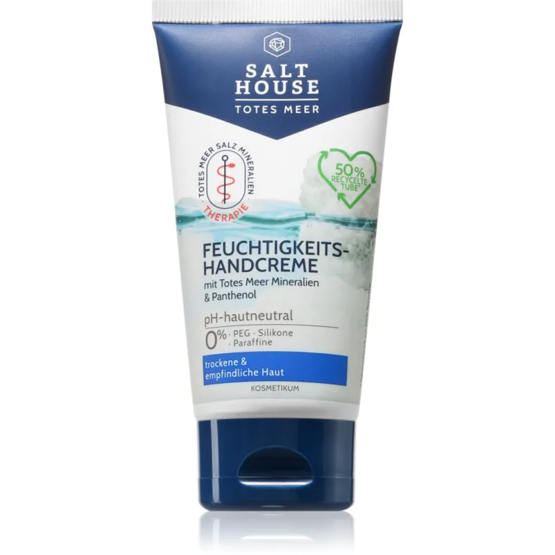 Salt House Dead Sea Moisturizing Hand Cream ενυδατική κρέμα για τα χέρια με πανθενόλη 75 ml