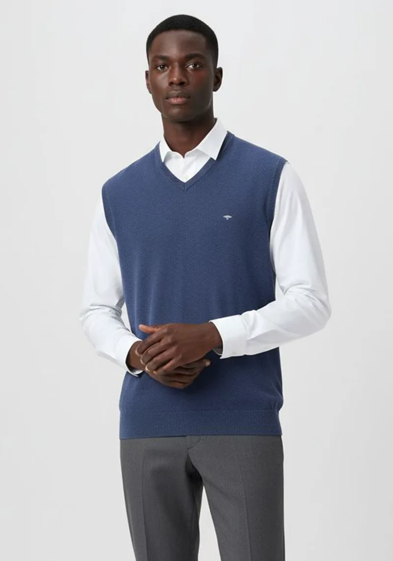 Fynch Hatton Αμάνικο Pullover της σειράς Slipover - 1514 214 680 Night