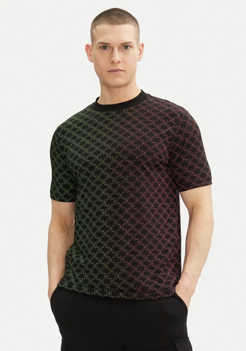 Karl Lagerfeld T Shirt της σειράς Crewneck - 755403 552235 990 Black