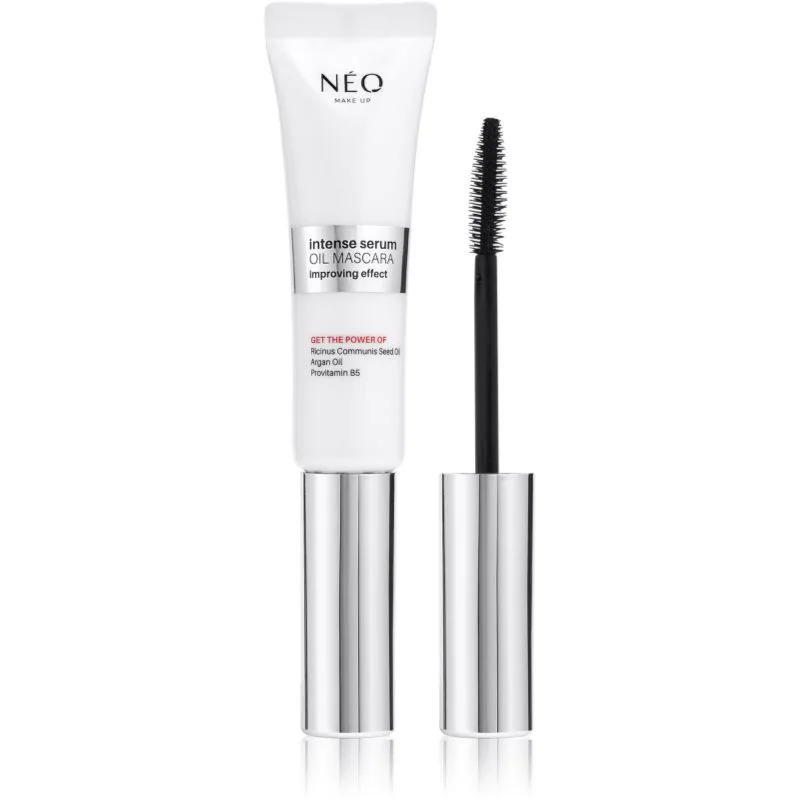 NEO MAKE UP Intense Serum Oil Mascara θρεπτική μάσκαρα απόχρωση Black 9 ml