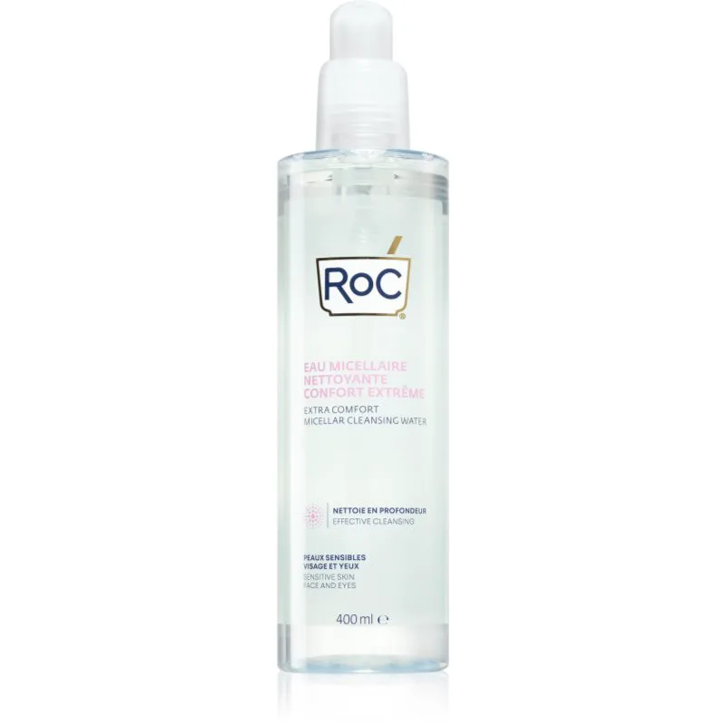 RoC Extra Comfort Micellar Cleansing Water καταπραϋντικό μικυλλιακό νερό για ευαίσθητη επιδερμίδα 400 ml