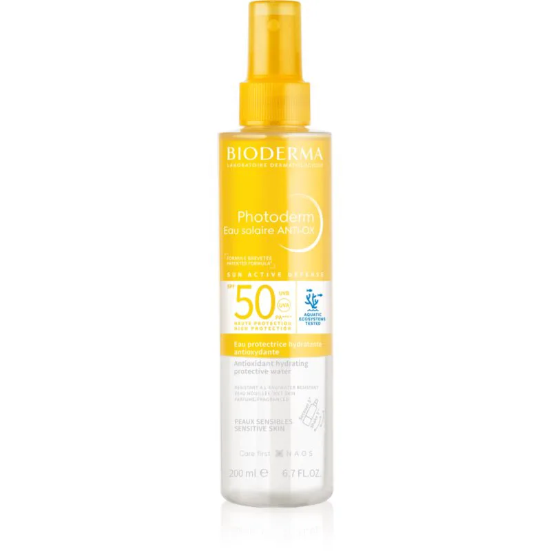 Bioderma Photoderm Eau solaire ANTI-OX αντηλιακό σπρέι SPF 50 200 ml