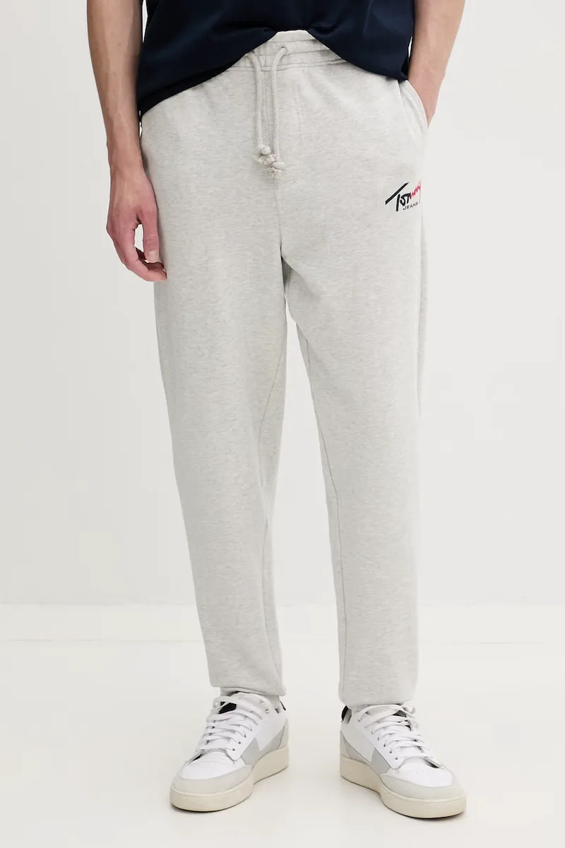 Tommy Jeans παντελόνι επίσημο ανδρικό βαμβακερό