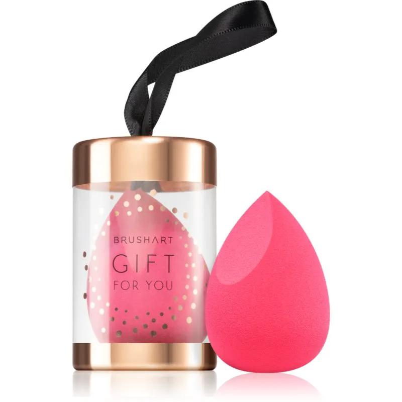 BrushArt Gift for You Make-up sponge σφουγγαράκι για μεικ απ απόχρωση DARK PINK 1 τμχ