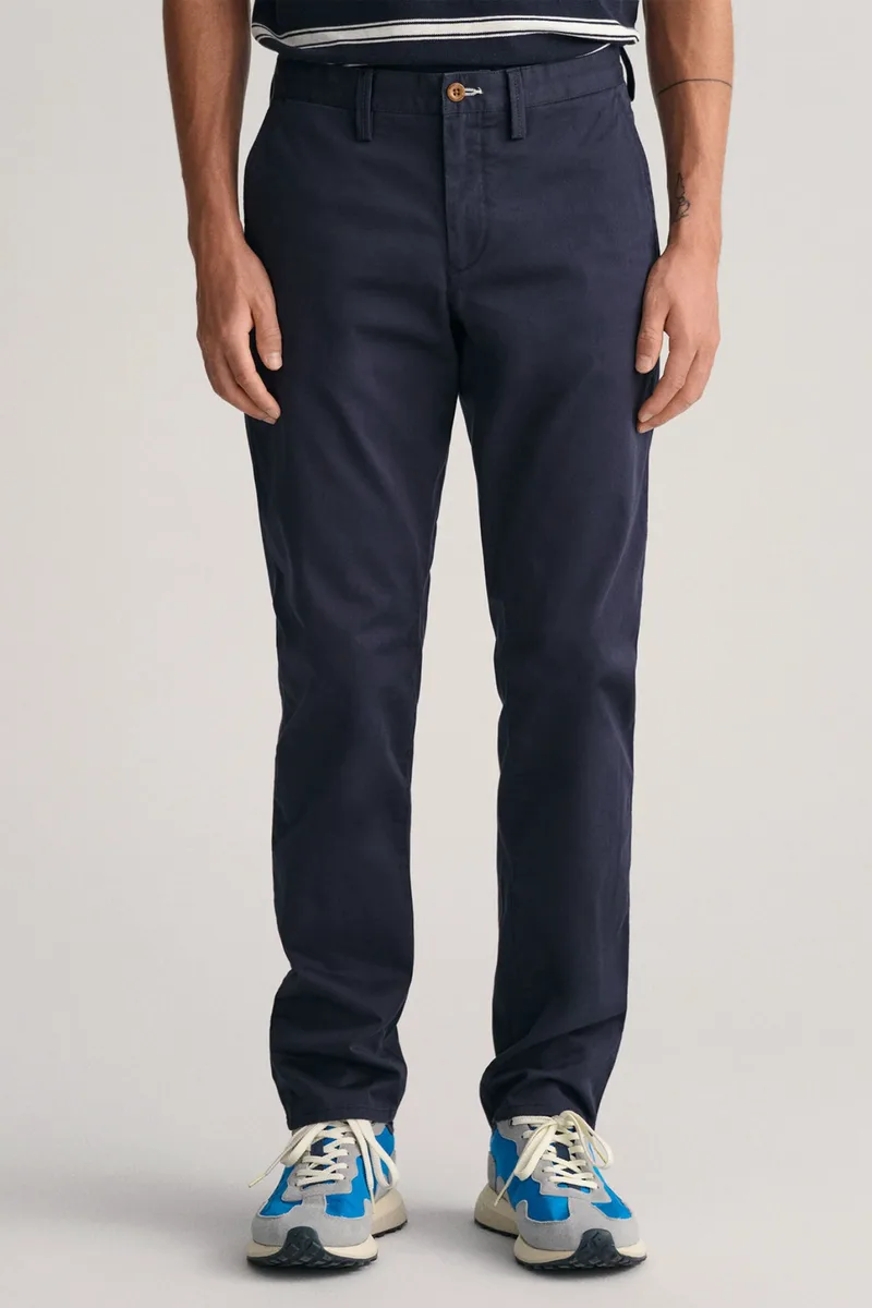 GANT ΠΑΝΤΕΛΟΝΙ CHINO SLIM TWILL ΜΠΛΕ