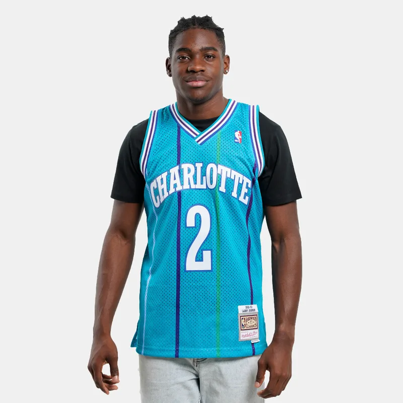 Mitchell & Ness NBA Larry Johnson Charlotte Hornets 1992-93 Swingman Μπασκετική Φανέλα (9000166161_4591)