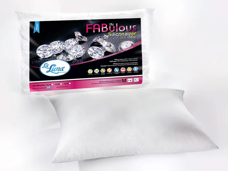 Μαξιλάρι ύπνου THE FABULOUS SILICONAIZER DE LUX (45Χ65), LA LUNA