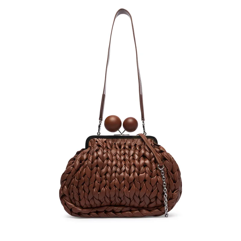 Τσάντα Weekend Max Mara 2615511055650 Καφέ