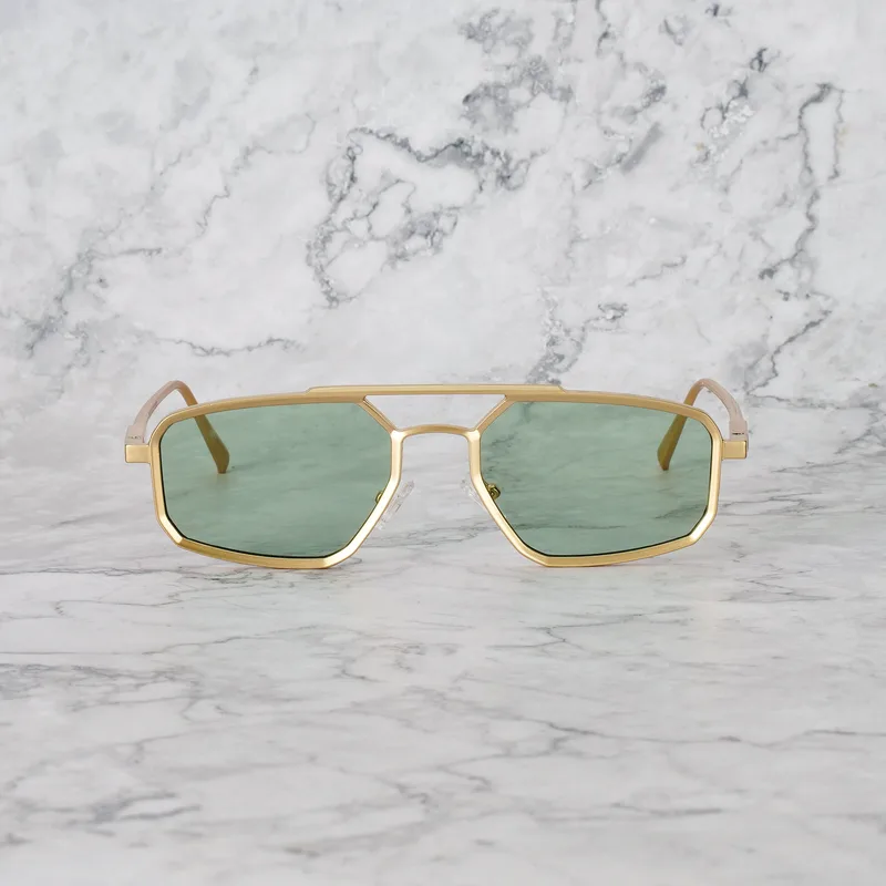 PABLO 6EP5M - PABLO - MATT GOLD - LIGHT GREEN Sunglasses | Matt Χρυσό - Light Green | Matt Χρυσό - Light Green Shades | Explicit Poets Sunglasses