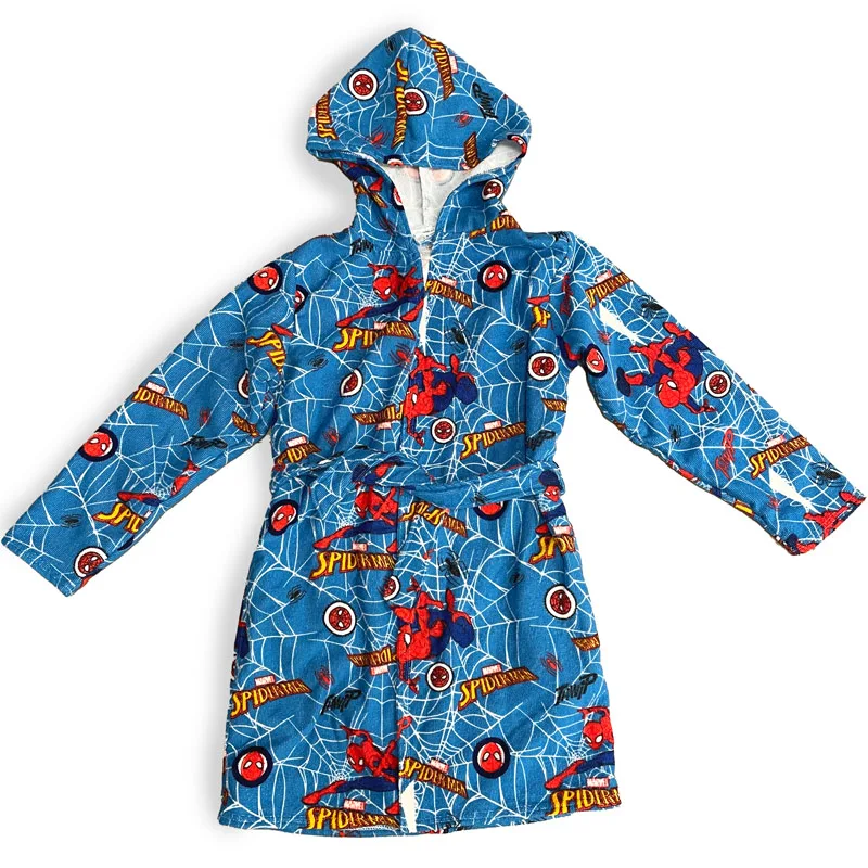 Παιδικό Μπουρνούζι Dimcol Spiderman Sky Blue - 3-4 ΕΤΩΝ