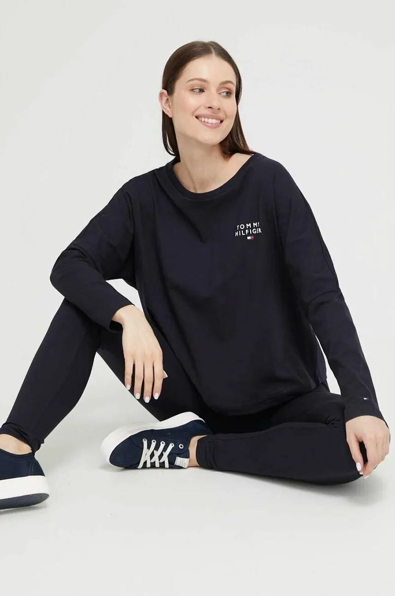 Βαμβακερό μακρυμάνικο Tommy Hilfiger