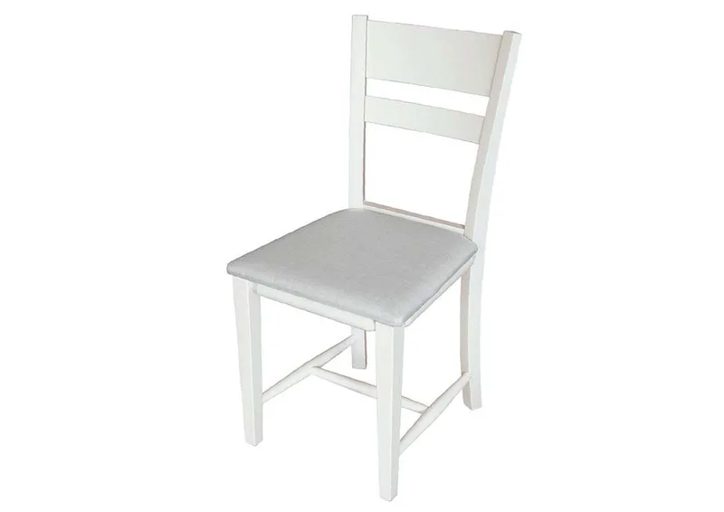Καρέκλα Tomy με ύφασμα Λευκό, 42x47x88 εκ., Genomax
