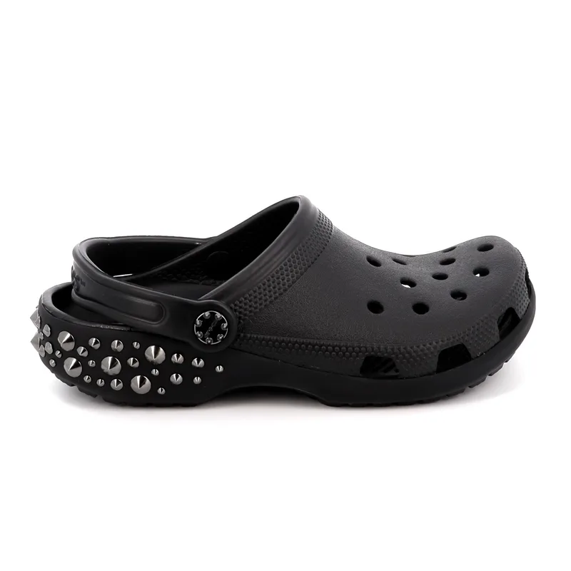 Γυναικείο Σαμπό Crocs Classic Studded Clog Ανατομικό Χρώματος Μαύρο 211596-001
