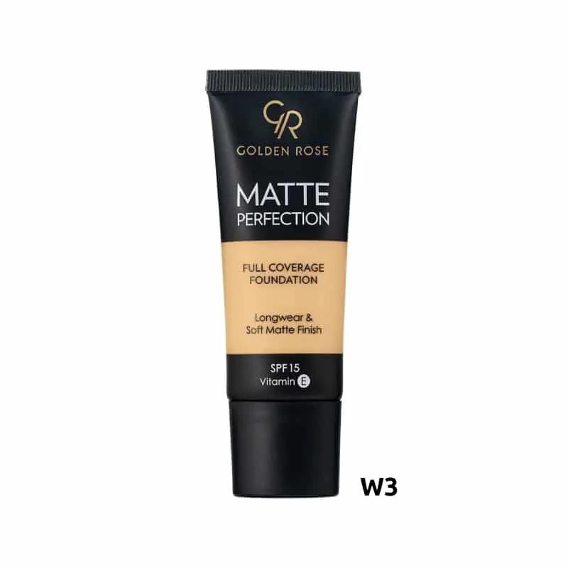 Golden Rose Matte Perfection Foundation W3