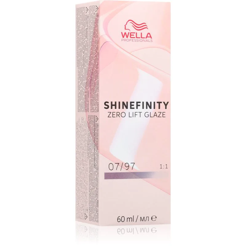 Wella Professionals Shinefinity Zero Lift Glaze ημιμόνιμη βαφή μαλλιών απόχρωση 07/97 60 ml