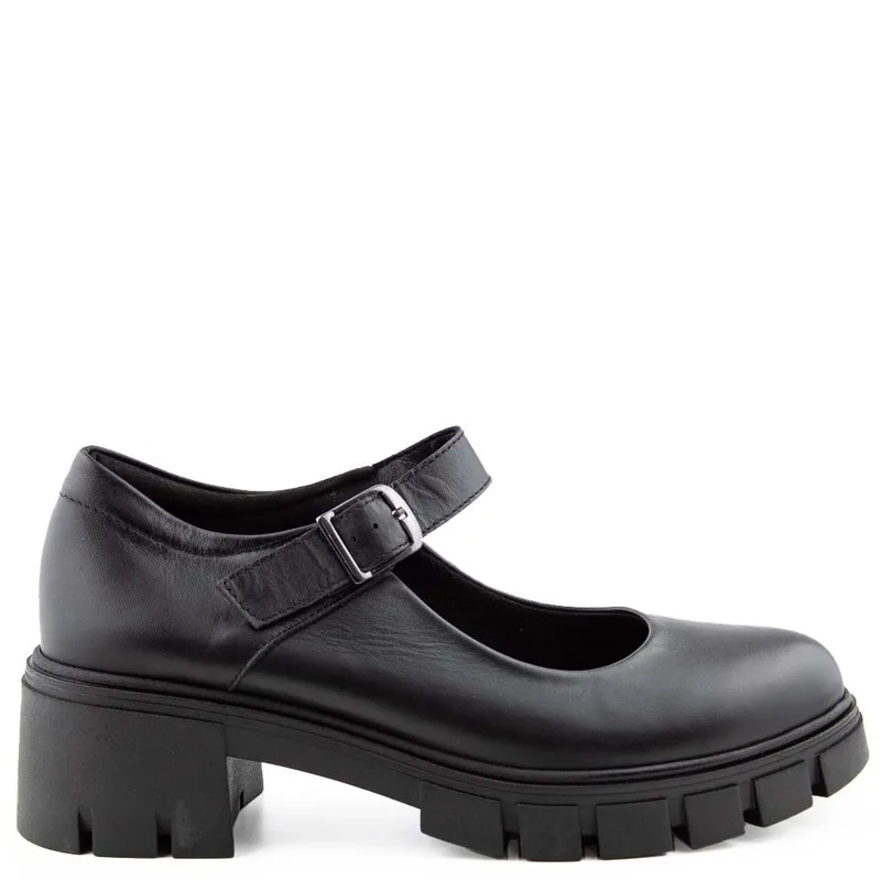 Γυναικεία Ανατομικά Δερμάτινα Loafers Ragazza 0758-Μαύρα