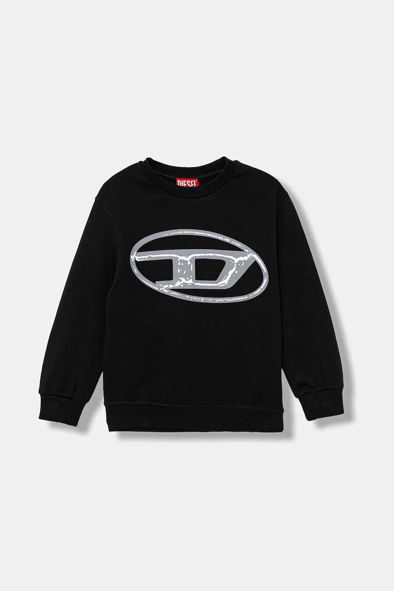 Παιδική βαμβακερή μπλούζα Diesel SBONNIE OVER SWEAT-SHIRT