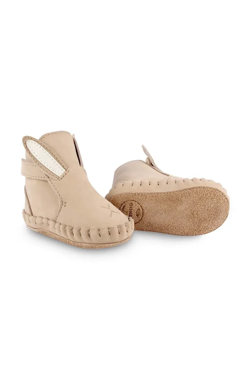 Δερμάτινα βρεφικά παπούτσια Donsje Kapi Classic Booties Bunny
