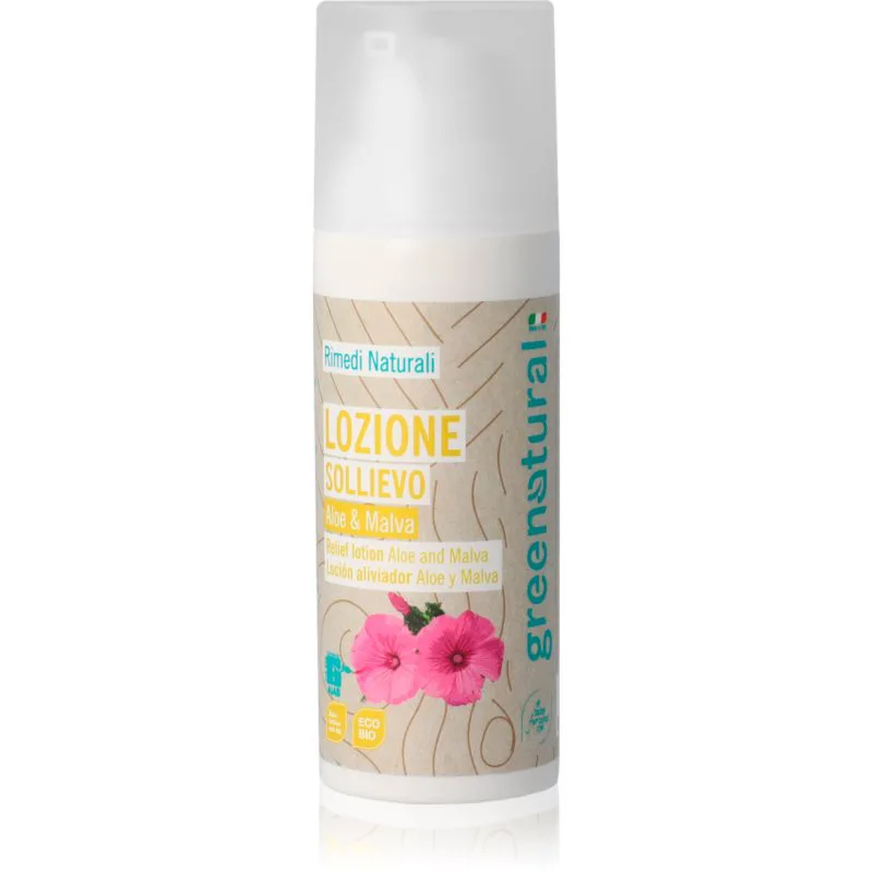 Greenatural Relief Lotion Aloe & Malva καταπραϋντική λοσιόν για τσιμπήματα εντόμων 50 ml