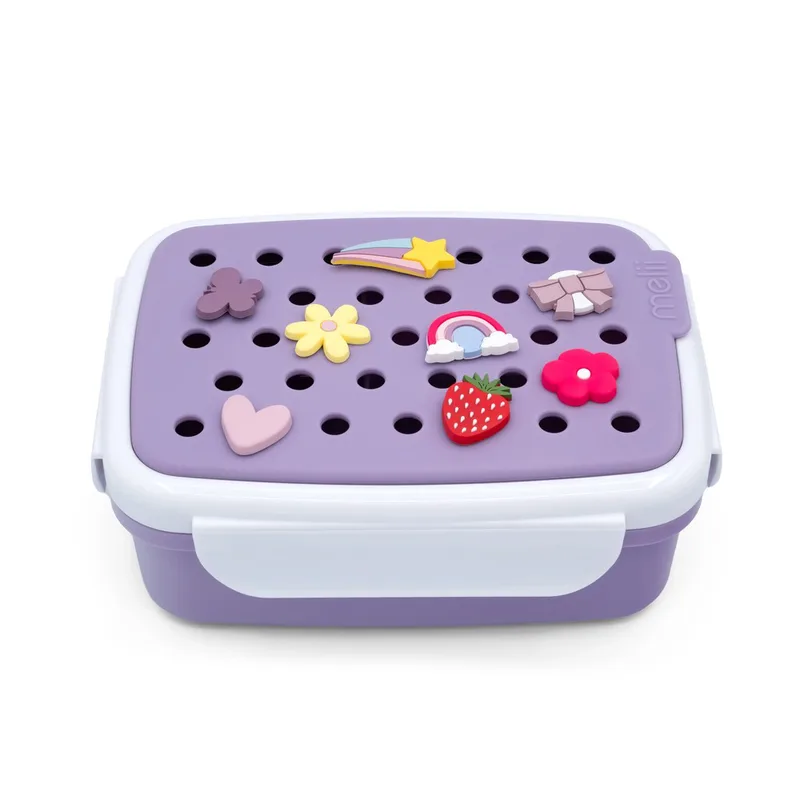 Φαγητοδοχείο Με Charms Bento Μωβ Melii MEL27630 (Χρώμα: Μωβ) - Melii - MEL27630