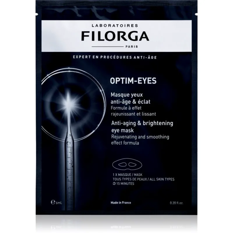 FILORGA OPTIM-EYES μάσκα για την περιοχή των ματιών ενάντια στις ρυτίδες, το πρήξιμο και τους μαύρους κύκλους 1 τμχ