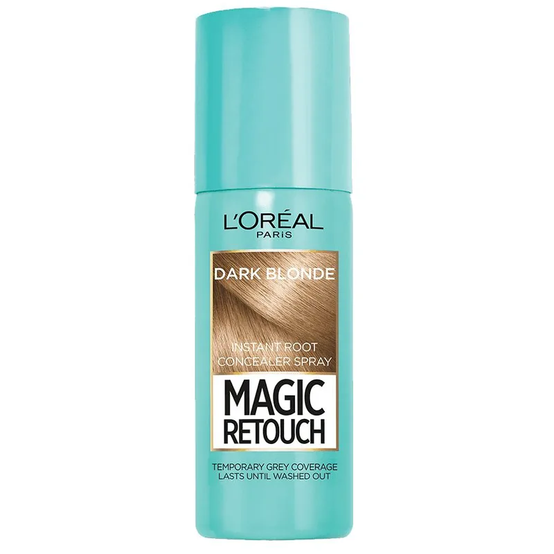 L'Oreal Paris Magic Retouch Spray Κάλυψης Λευκών Ριζών Ξανθό Σκούρο 75ml - 4 Dark Blonde