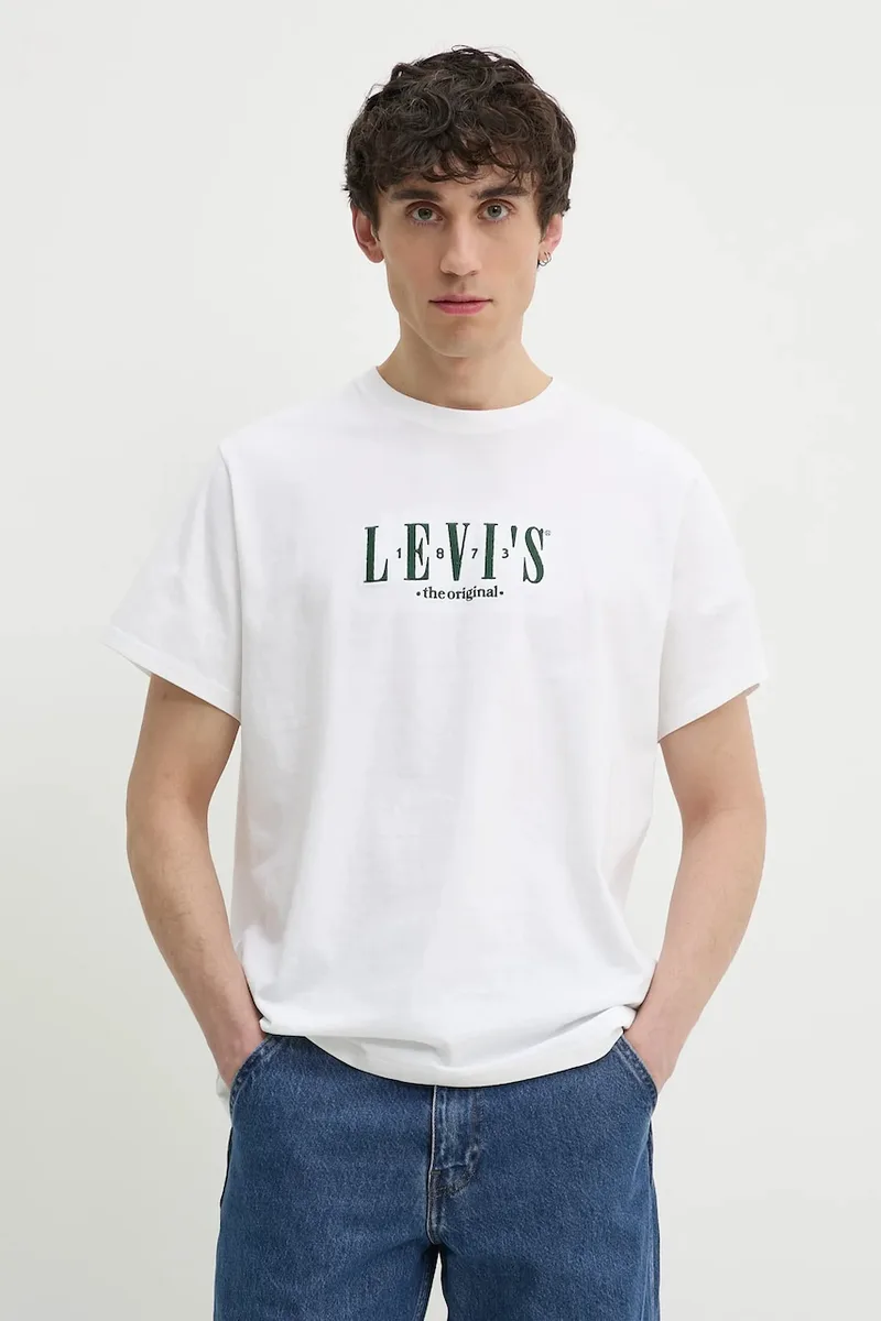 Levi's Βαμβακερό μπλουζάκι Levi's SS RELAXED FIT TEE