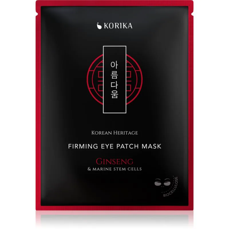 KORIKA Korean Heritage Ginseng & Marine Stem Cells Firming Eye Patch Mask συσφικτική μάσκα Γύρω από τα μάτια 2 τμχ