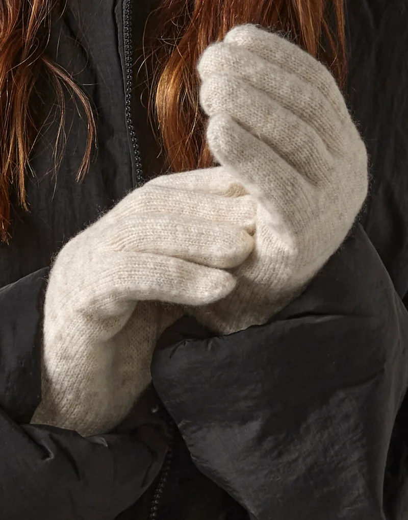 Γάντια Cosy Ribbed Cuff B387 Beechfield Almond Marl
