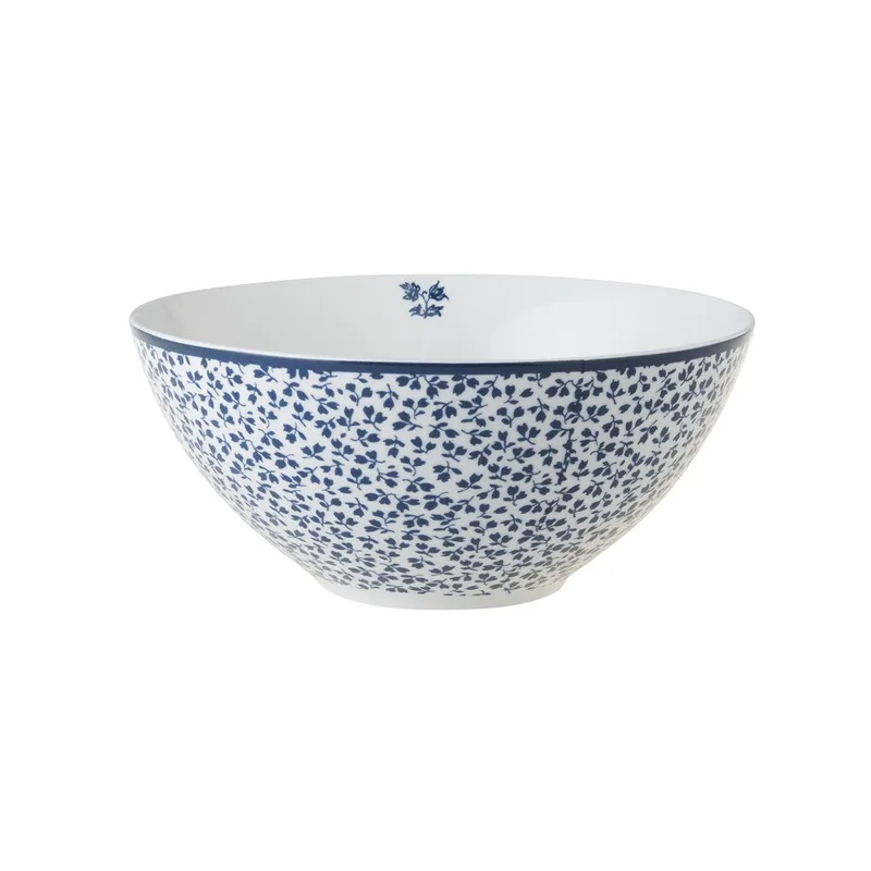 Laura Ashley Μπολ Πρωινού Fine Bone China Floris 16cm Blueprint