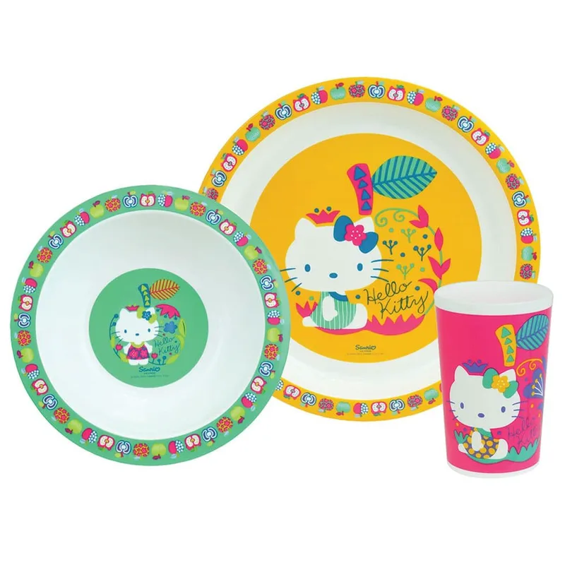 Παιδικό Σετ Φαγητού 3 Τεμαχίων Ango Hello Kitty 005988