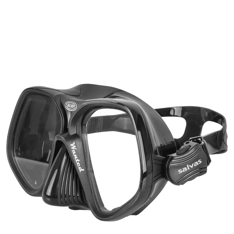 Μάσκα Θαλάσσης Salvas Wanted Black Silicone Band