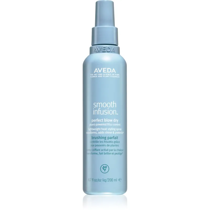 Aveda Smooth Infusion™ Perfect Blow Dry λειαντικό σπρέι για το πιστολάκι για την αντιμετώπιση του κρεπαρίσματος μαλλιών 200 ml