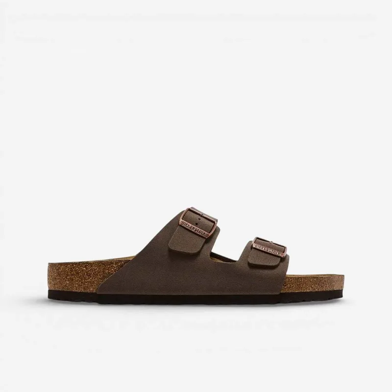 Σανδάλια χωρίς τακούνι BIRKENSTOCK Arizona Birkibuc Mocha