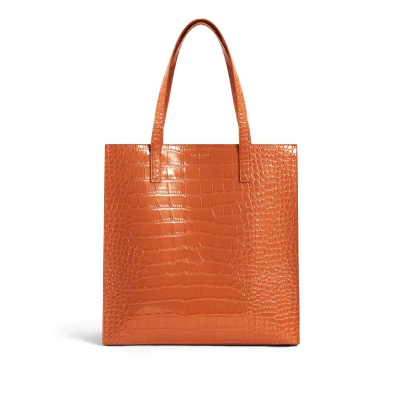 Γυναικεία Τσάντα Ώμου Ted Baker Wenella Large Icon 282817-Tan Ταμπά Κροκό
