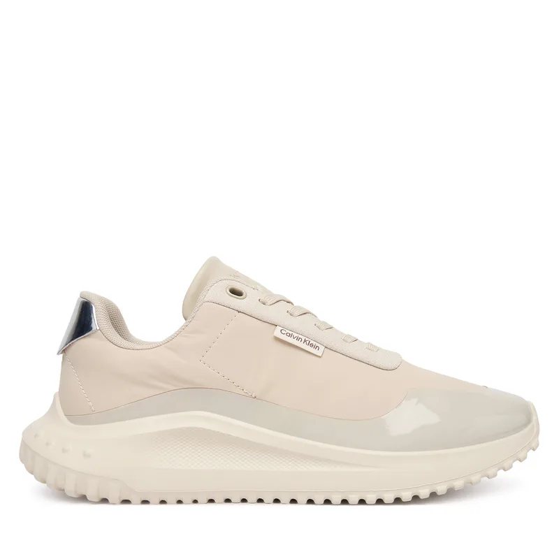 Αθλητικά Calvin Klein Eva Runner Lace Up Mat Mix YW0YW02016 Μπεζ
