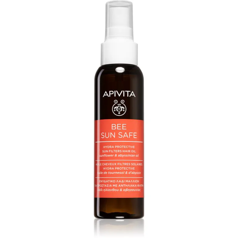 Apivita Bee Sun Safe Hair Oil ενυδατικό λάδι για μαλλιά ταλαιπωρημένα από τον ήλιο 100 ml